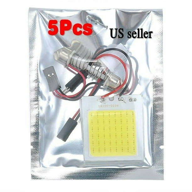 Premium 48 SMD COB LED T10 4W 12V Car Interior Panel Light Dome Lamp Bulb White Premium 48 SMD COB LED T10 4W 12V Car Interior Panel Light Dome Lamp Bulb White